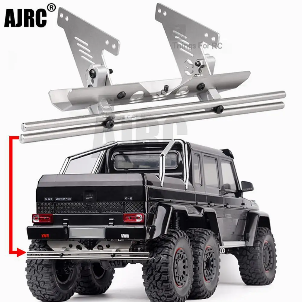 

For Trax Trx-4 Trx4 G500 82096-4/88096-4 Trx-6 Trx6 6x6 G63 Metal Rear Bumper Chassis Protection Armor