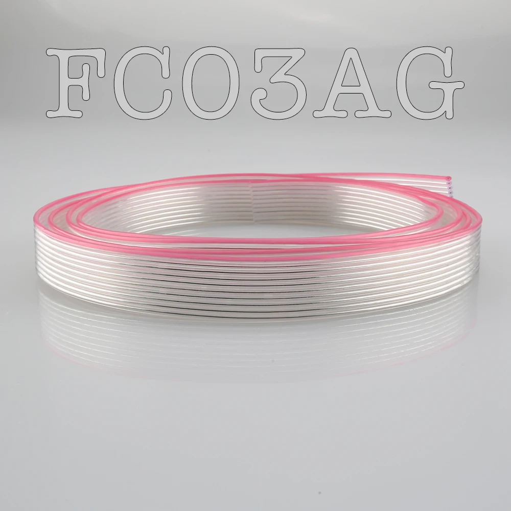 Audiocrast FC03ag Mạ Bạc Phẳng Cáp Loa Nordost Phong Cách Dẹt Cao Cấp Dây Loa Unterminal Rời Cáp Dây Tín Hiệu