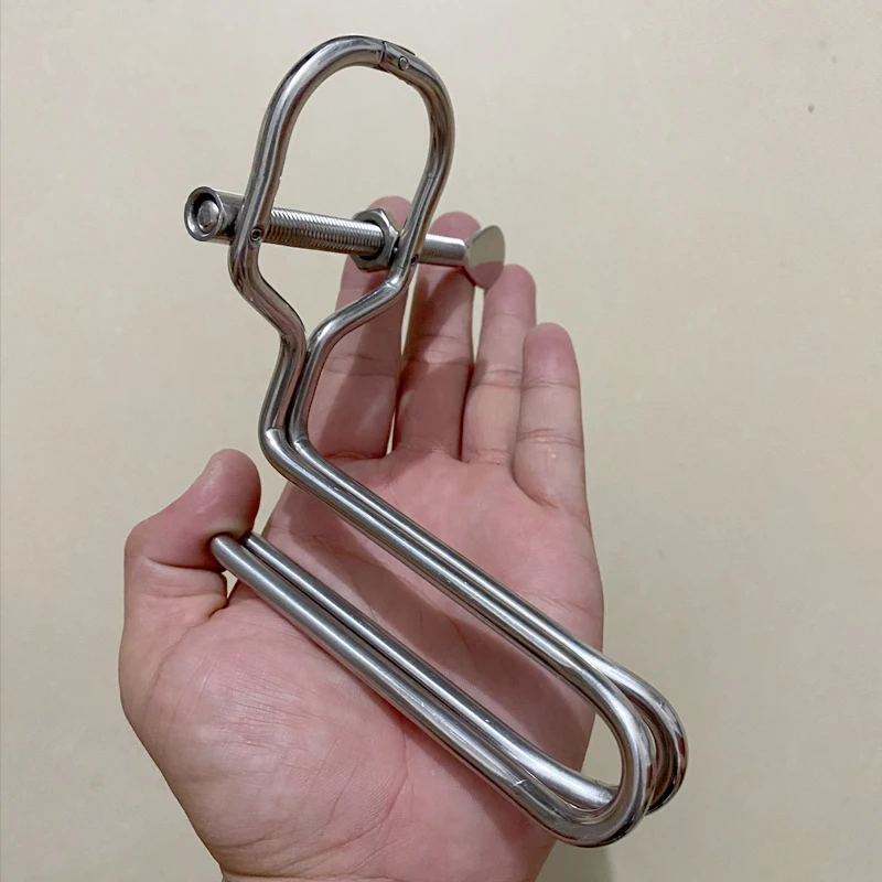 Sex Toy Adjustable Anal Vaginal Expander Anal Plug Metal Bdsm Male urethra Dilator Speculum Enema Anus Butt Plug Adult Game BDSM