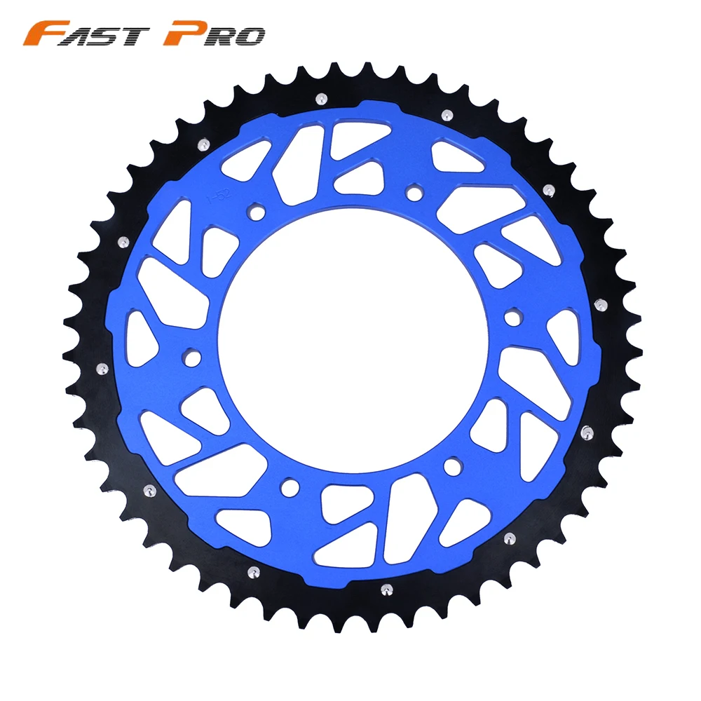 

48 49 50T CNC Rear Chain Sprocket Steel and Aluminum For WR250F YZ250F YZ250 WR400F WR426F WR450F Enduro Motocross MX Dirt Bike