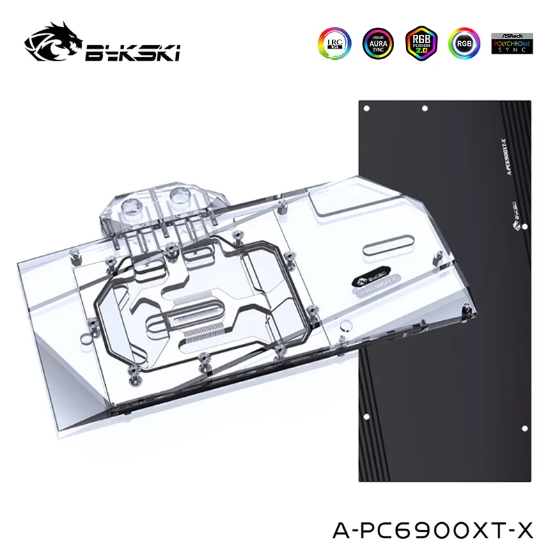 

Водяной охладитель Bykski, совместимый с PowerColor Radeon RX 6900XT/6800 XT Red Devil VGA Card Block с термопрокладкой, A-PC6900XT-X