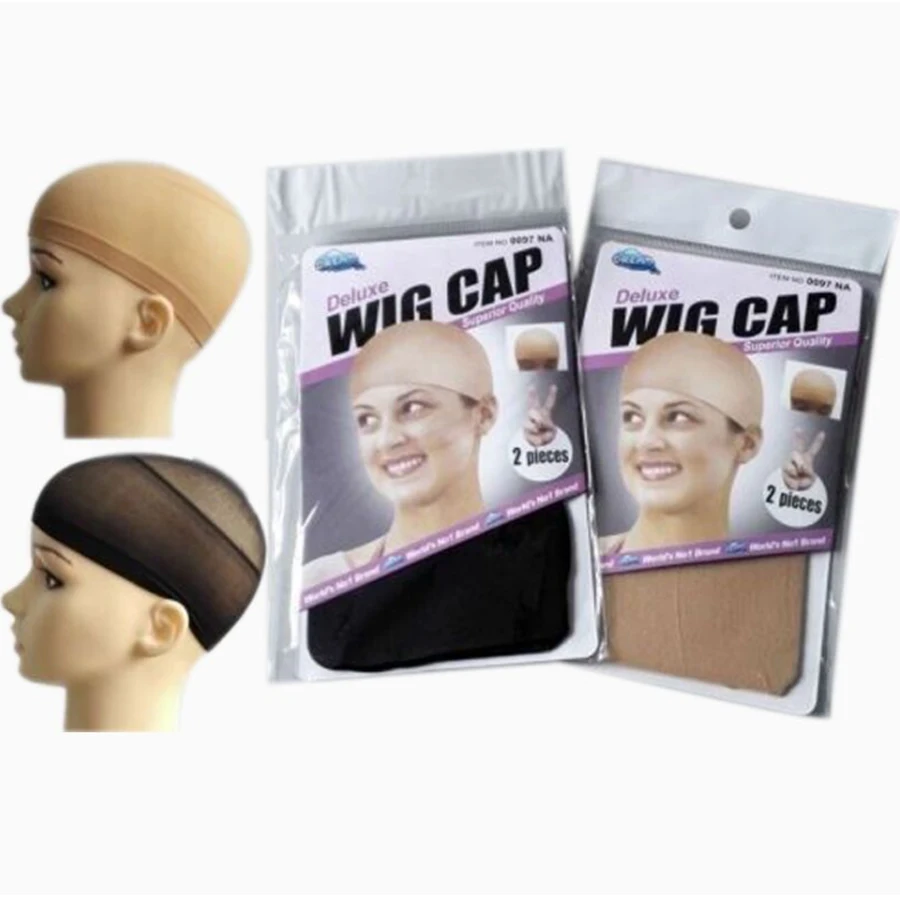 wig cap for wig stretched stockings wig caps for making 2pcs/pack stretchable elastic hair net snood wig cap