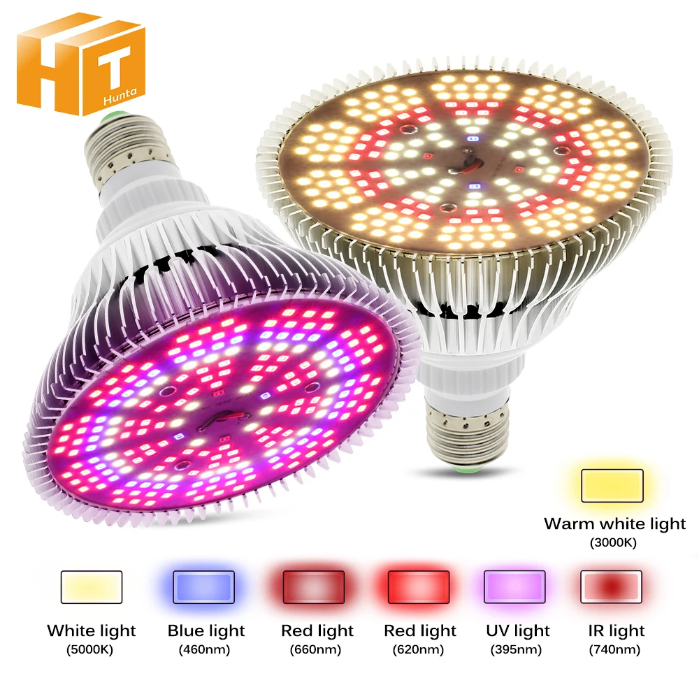 E27 LED Grow Bulb 250W Phyto Lamp For Hydroponics Vegetables SMD2835 Full Spectrum LED Grow Light For Flowering Plants