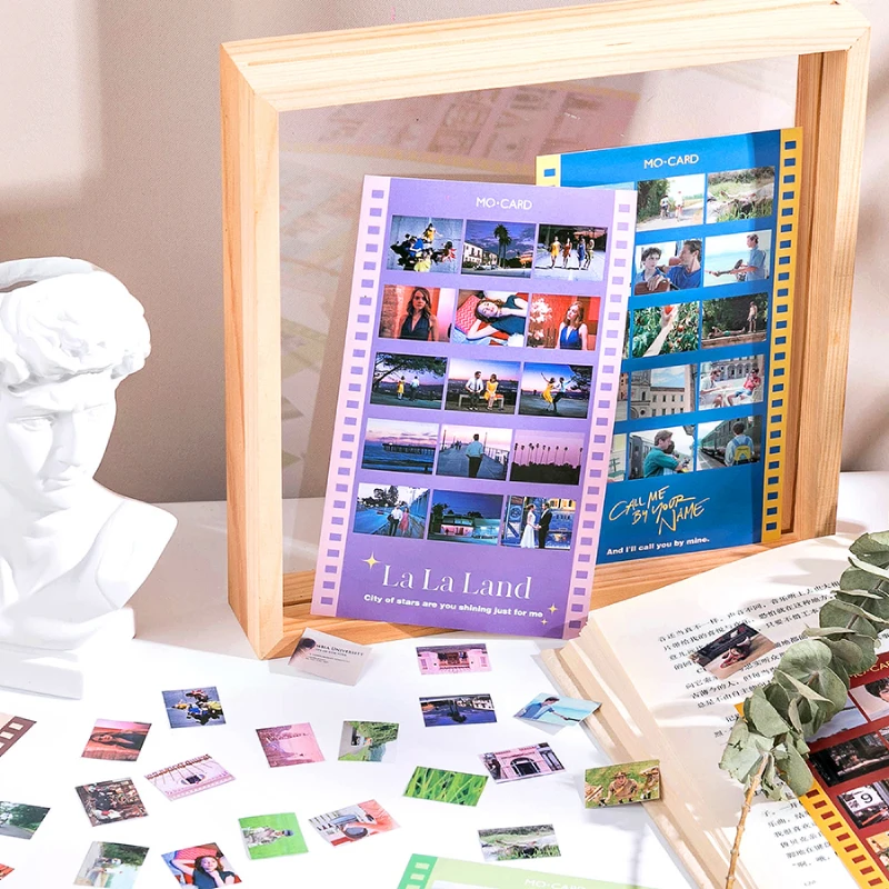 2 szt. Seria filmów naklejki księga gości materiał DIY pamiętnik album dekoracyjne naklejki papiernicze filmy proszę zadzwoń do mnie po imieniu
