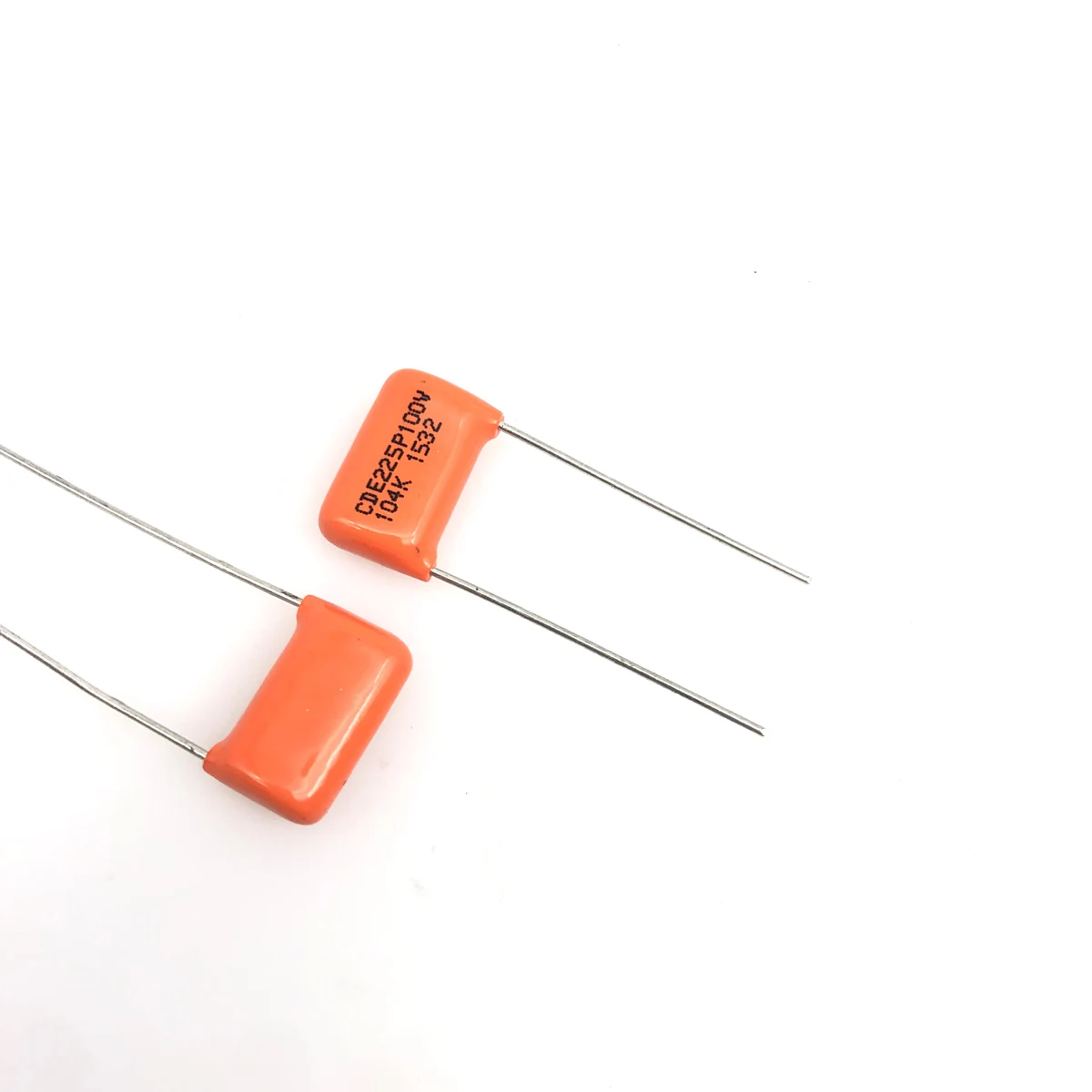 KAISH 2pcs Guitar Bass Sprague Orange Drop Capacitors 0.1/0.015/0.022/0.033/0.047/0.068UF 100v/200v/400v/ Tone Cap