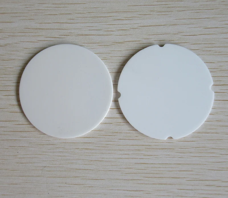 Round non-porous alumina ceramic sheet round 10*2 ceramic heat sink round 20*0.6/28*2 ceramic substrate