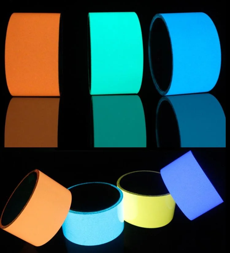 Haustier selbst klebende leuchtende fluor zierende Warnung Sicherheit selbst leuchtende Film Sicherheits stufe Home Decoration Tapes