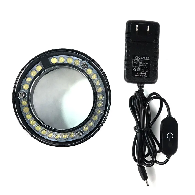 Sorgente luminosa RL-003D del microscopio, sorgente luminosa antipolvere, forte luce di condensa, tocco leggero per accendere la luce, Snap-on