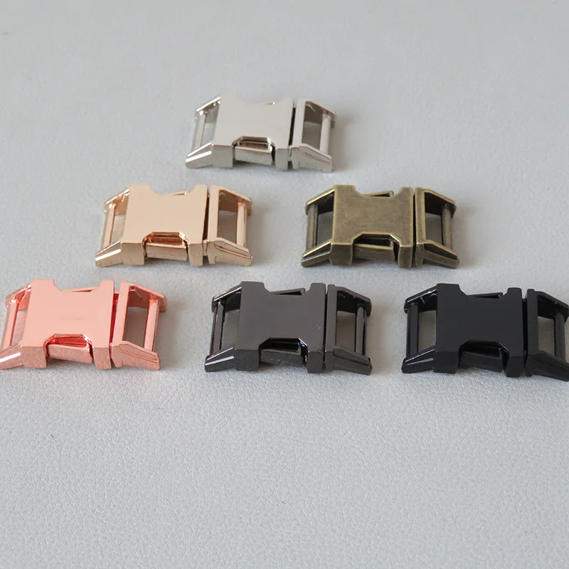 50Pcs/Lot Wholesale Price Plated Metal Buckle Zinc Alloy Inner 15mm Strong Hardware For Bag Dog Collar Clasps Hook Accessory