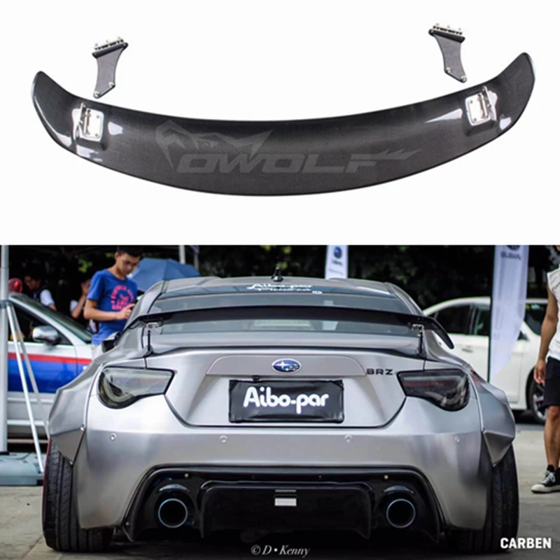 Carbon Fiber CAR REAR WING TRUNK Lip spoiler For Toyota GT86 Subaru BRZ Scion FR-S 2012 2013 2014 2015 2016 2017 SARD Style