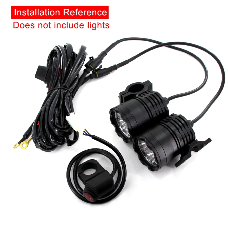 1set Motorbike car light 12v 24v 15A Relay switch control line group for automotive car worklight spotlight motorcycle headlight