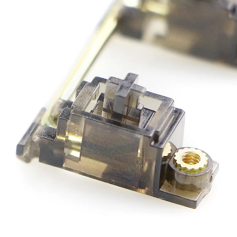 

Gold Plated Screw Transparent PCB Satellite Shaft 6.25u 2U DIY customized Mechanical Keyboard