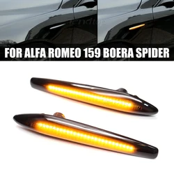 2x Led Dynamic Turn Signal Lights Side Marker Lamp For Alfa Romeo 159 Sportwagon Boera Spider 939 Sequential Side Marker Lights