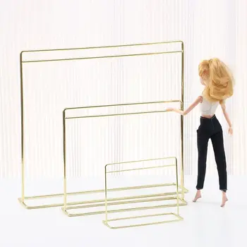 1/6 1/12スケールミニチュア服ハンガー人形服ラックドールハウス家具衣服オーガナイザー演奏家ワードローブ用品