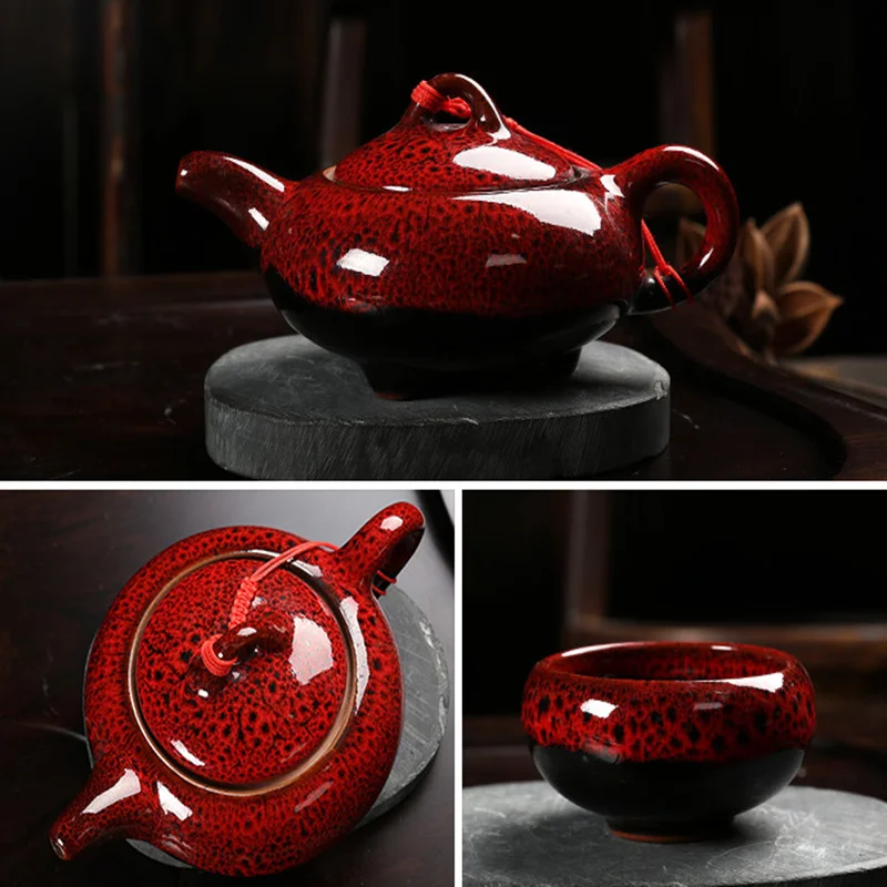 7pcs tea sets Taiwan crack 6 tea cups and 1 tea pot, Kung Fu teaset.The highest sales of tea set.The most creative Coffee cup