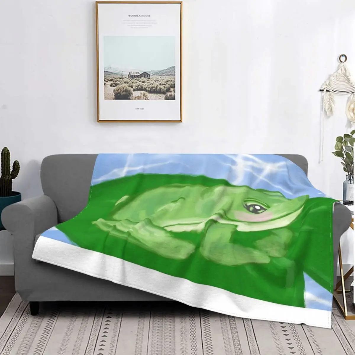 

Manta rubor Froggo, colcha para cama