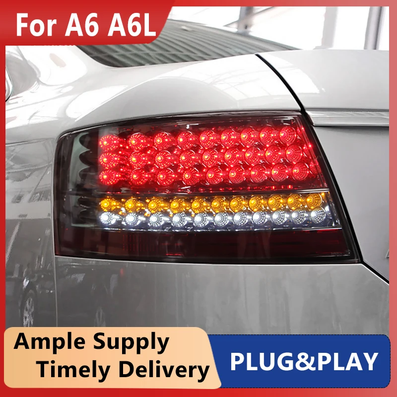 

Car Styling Taillights case For A6L A6 2005 2006 2007 2008 Taillights LED DRL Running lights Fog lights tail lights Rear parking
