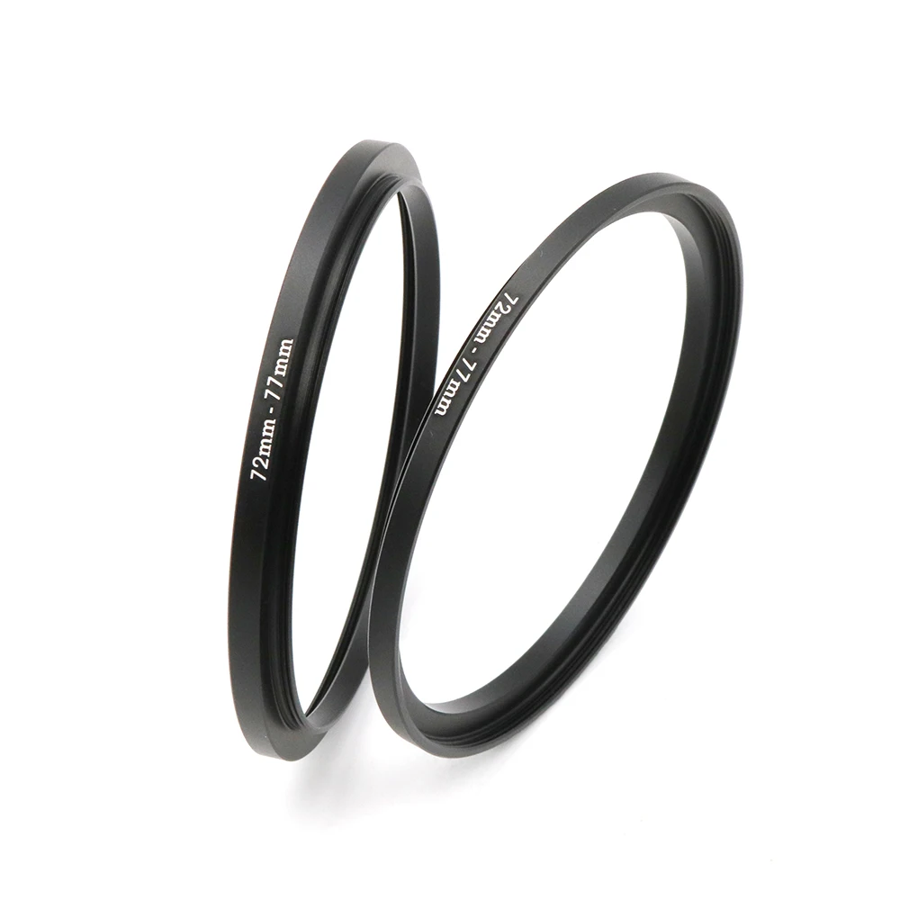 Anillo adaptador de filtro de Metal de 2 piezas, 72-74 /77 /82 /86 /95 /105mm, con un paño de limpieza
