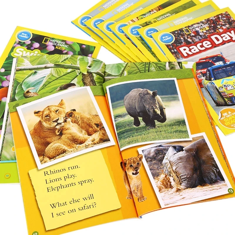 20 Books/set English Picture Book Know Animals Children's Science Books kids Super Reader Children Knowledge Book 2-5 Years