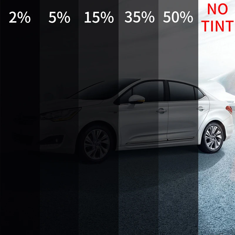 SUNICE 2mil Auto Car Home Window Tint Film 100%UV Nano Ceramic Solar Tint Heat Reduce Car Foils Self Adhesive 1x30m