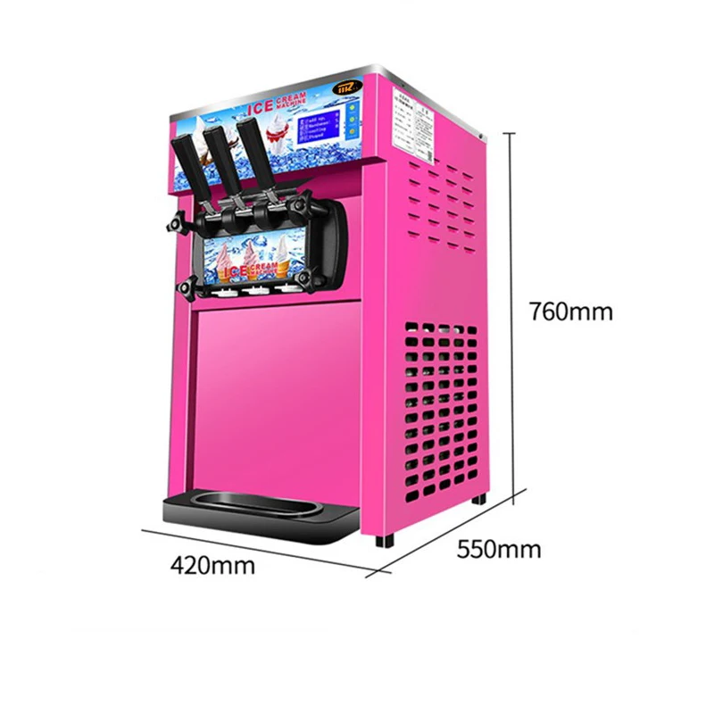 New high-quality commercial desktop Italian soft ice cream machine ice cream machine 1200w free shipping