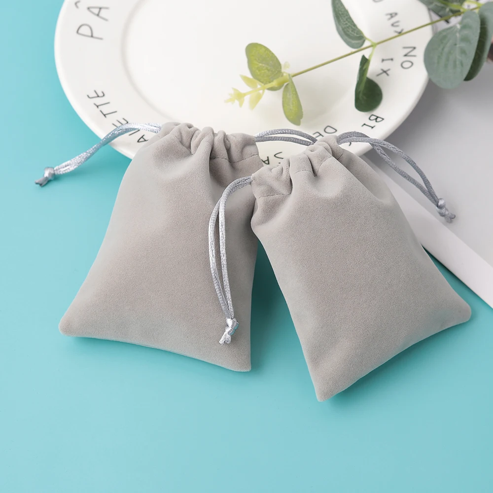 10 Stück Samt-Geschenktüten mit Kordelzug, Schmuckverpackungsbeutel für Hochzeit, Weihnachten, Party, Dekoration, Wimpern, Make-up-Aufbewahrungsbeutel – Detail 18