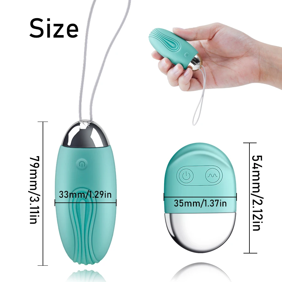 Intense Vibrator Egg Vibrating Panties Wireless Remote Control Silicone Clit Vagina Stimulator Adult Sex Toys for Women