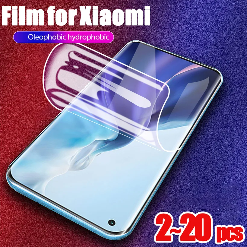 For xiaomi 12T pro Hydrogel Film xiomi 13 lite redmi Note 10 pro Screen Protector Xiaomi13 lite soft glass xiaomi 13 pro