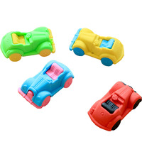 1PCS Random Fashion Creative Car Eraser 3D Simulation Classic Cars Pencil Eraser Cartoon Practical School Supplies For Kids Gift