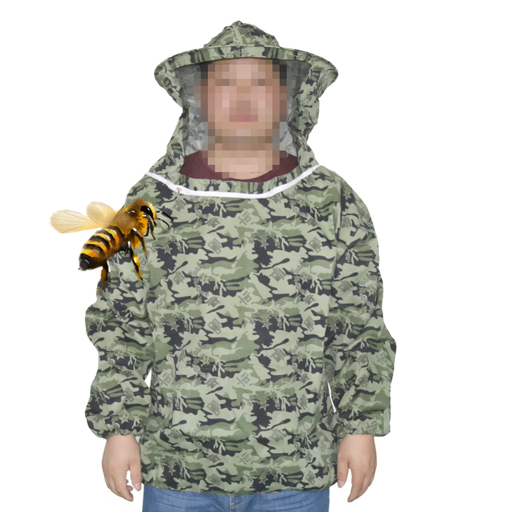 

Beekeeper Protective Clothes Camouflage Breathable Apiculture Anti-bee Clothing Beekeeping Supplies 1 Pc