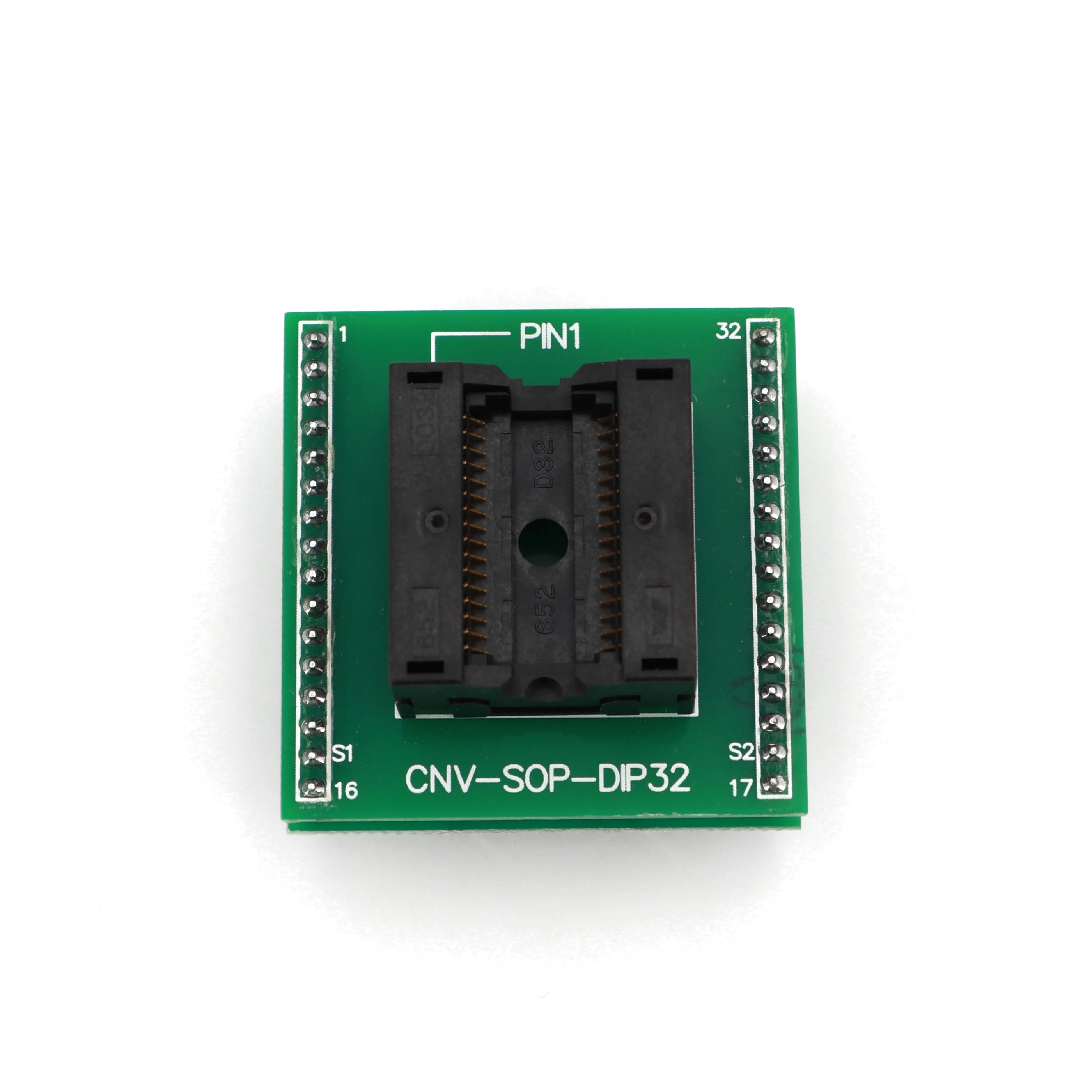 SOP32/SOIC32 TO DIP32 (A) Pitch 1.27mm Chip Programmer Adapter IC Test Socket