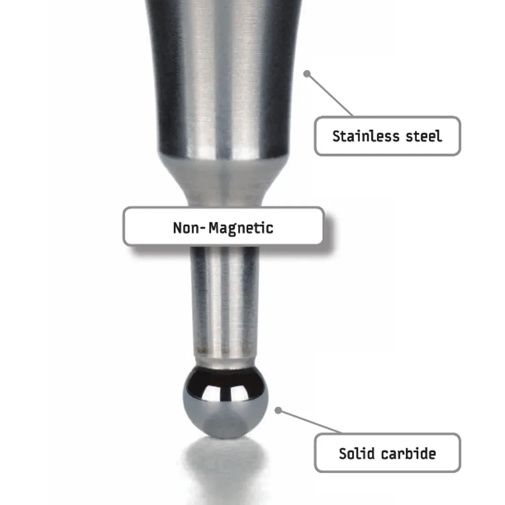 Imagem -03 - Ponta de Prova de Toque Cnc 3d Edge Finder Cabeça Lateral Universal Posicionamento Sonda Ferramenta Tschoorn Thor à Prova D00água 3d Medidor 00163d012