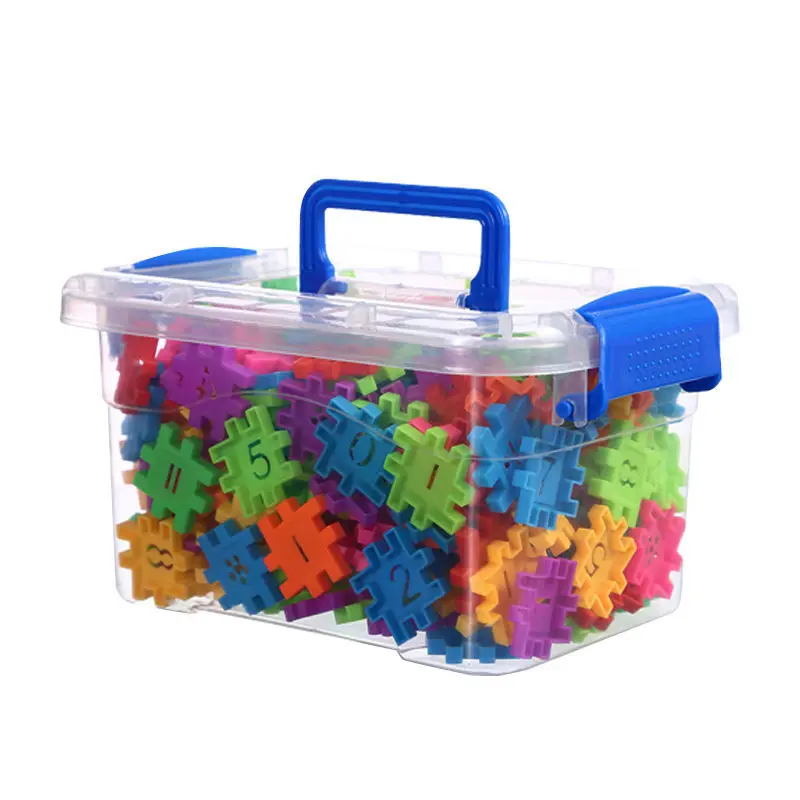 Décennie s de Construction en Forme de Cube de Lettres Numpopularité, Briques Créatives à Assembler Soi-Même avec Boîte de Rangement, Jouets d'Éducation Précoce pour Bébé et Enfant, 88 Pièces