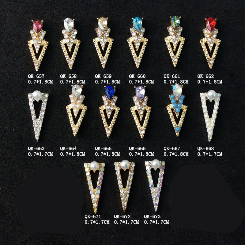 New 10pcs/lot 3D flash diamond Nail art Decoration luxury nails rhinestone Accessories top-level crystal Manicure Charms