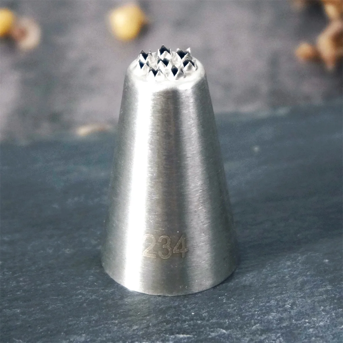 #233 234 235 Multi-Open Nozzle Tip Stainless Steel Icing Piping Nozzles Cake Cream Decorating Create Grass Cupcake Mont Blanc