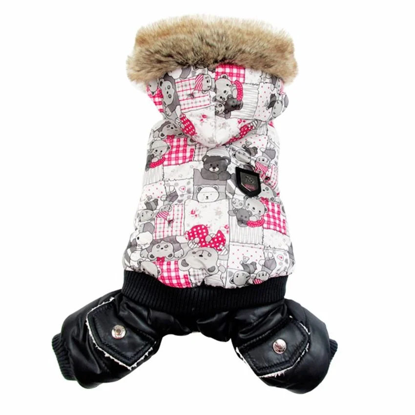 Winter Pet Dog Clothes Super Warm Jacket Thicker Cotton Coat Waterproof Small Dogs Pets Clothing For French Bulldog Puppy