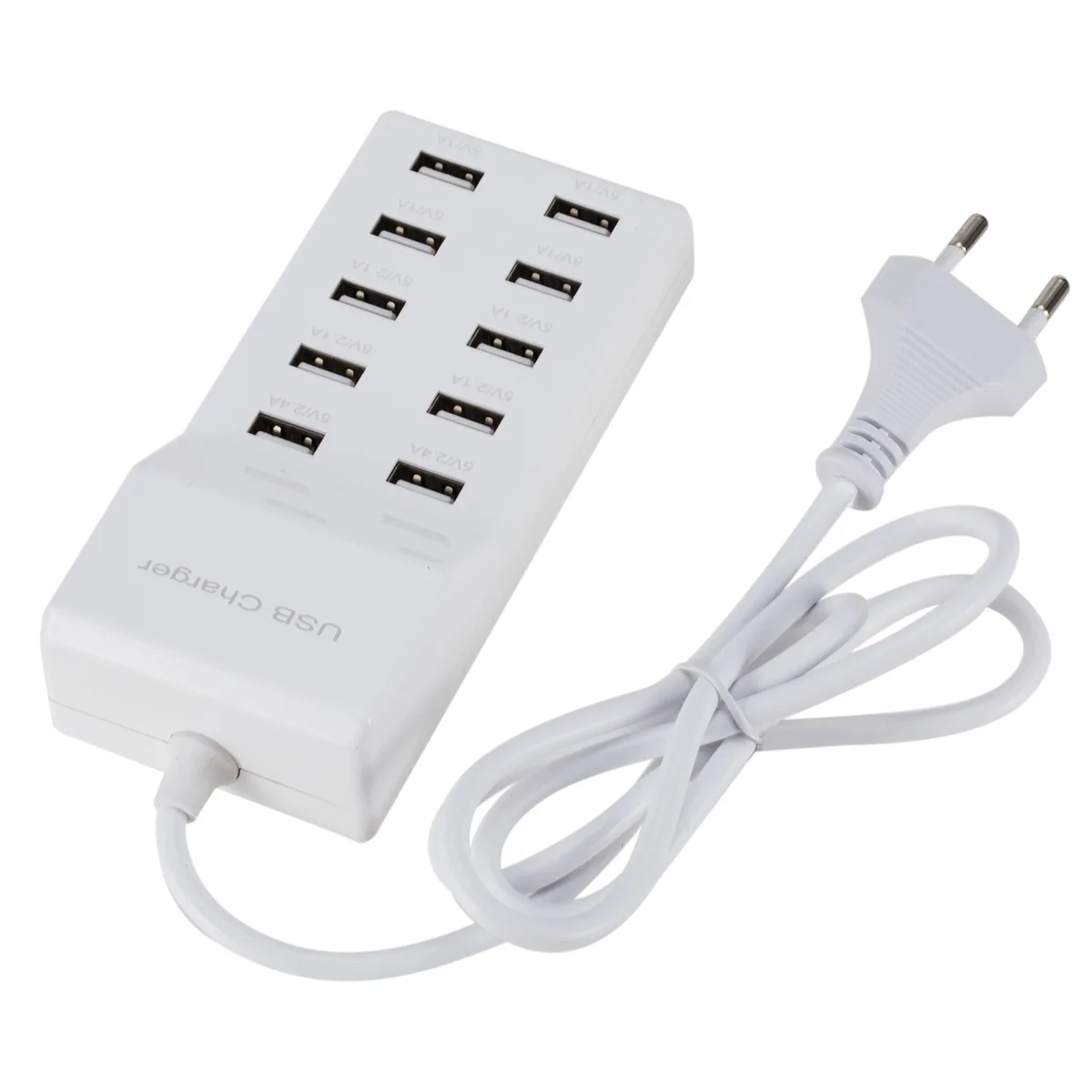 10 Ports Multiple USB Charger Fast Charging 50W Multi Wall Charger Power Adapter For iPhone Samsung Xiaomi Mobile Phone Charger