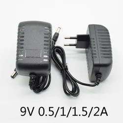 AC 100-240V DC 9V 0.5A 1A 1.5A 2A Electric Guitar Stompbox Power Supply Adapter charger Volt For Guitar Parts Effect Pedal Board