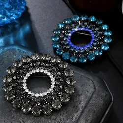 CORUIXI Garland Brooch Austrian Colored Crystal Round Jewelry Factory Wholesale Prom Party Wedding Accessories HP086