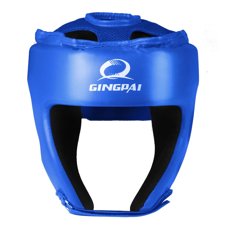 Niebieski Czerwony Czarny Kask MMA dla dorosłych mężczyzn Kobieta walcząca muay thai kick boxing kask treningowy nakrycie głowy Sanda Protector Guard
