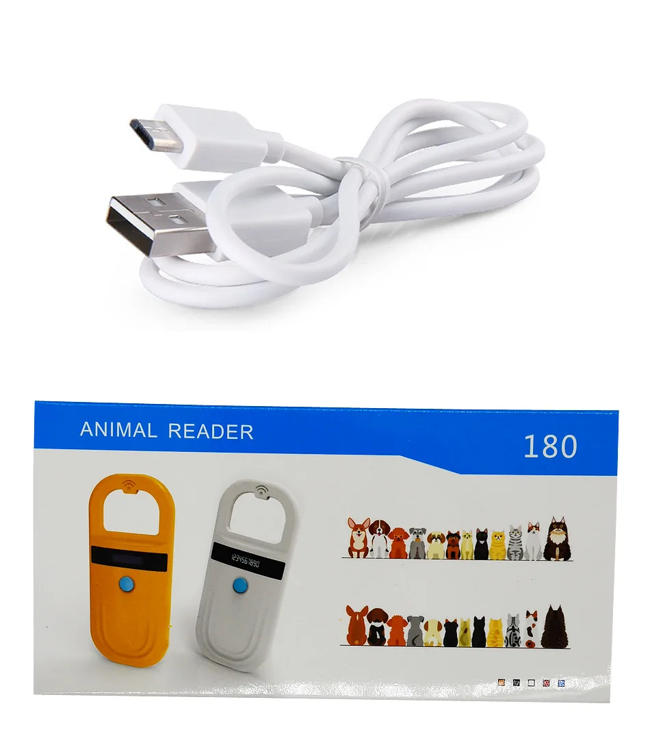 

READELL Free shipping mini pet chip reader ISO11785/84 FDX-B Pet Microchip Scanner, Animal RFID Tag Reader dog reader