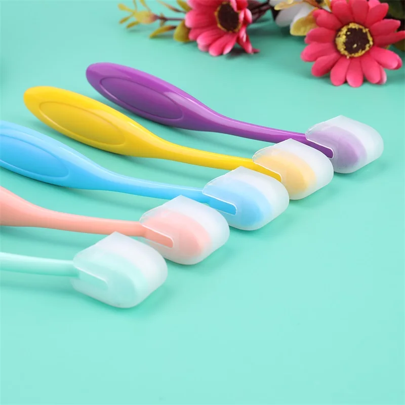 Soft Bristle Mixed Colors Blending Brushes Strong Handles and Clear Caps for DIY Scrapbooking Paper Card Ink Painting 2023 NEW