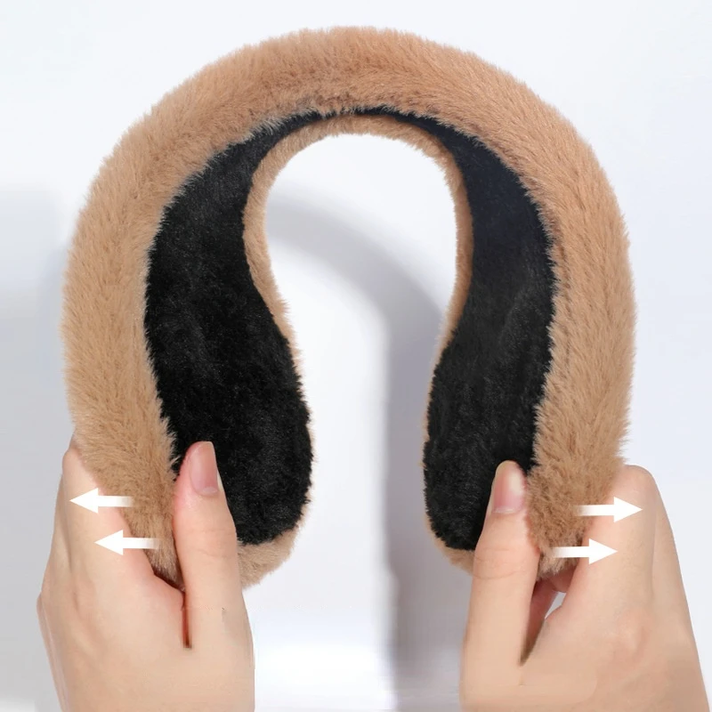 New Arrival Winter Warm Earmuffs for Men Outdoor Riding Fashion Windproof and Fluffy Big Ear Bags Ear Warmers for Female