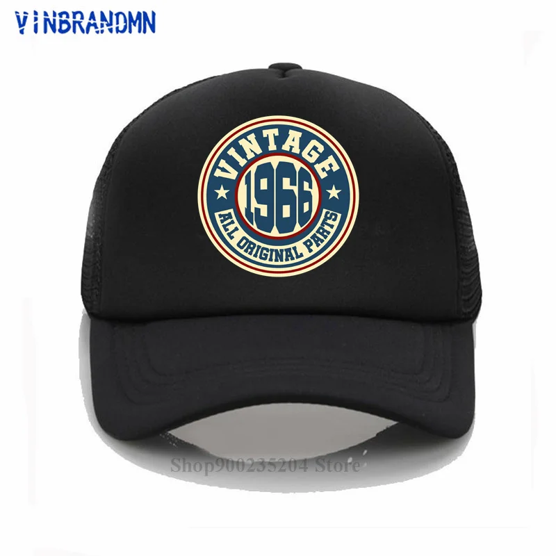 Retro Classic 55th Birthday Gift Baseball cap Vintage 1966 All Original Hip Hop hat 2021 Casual Fashion Born in 1966 Newest cap