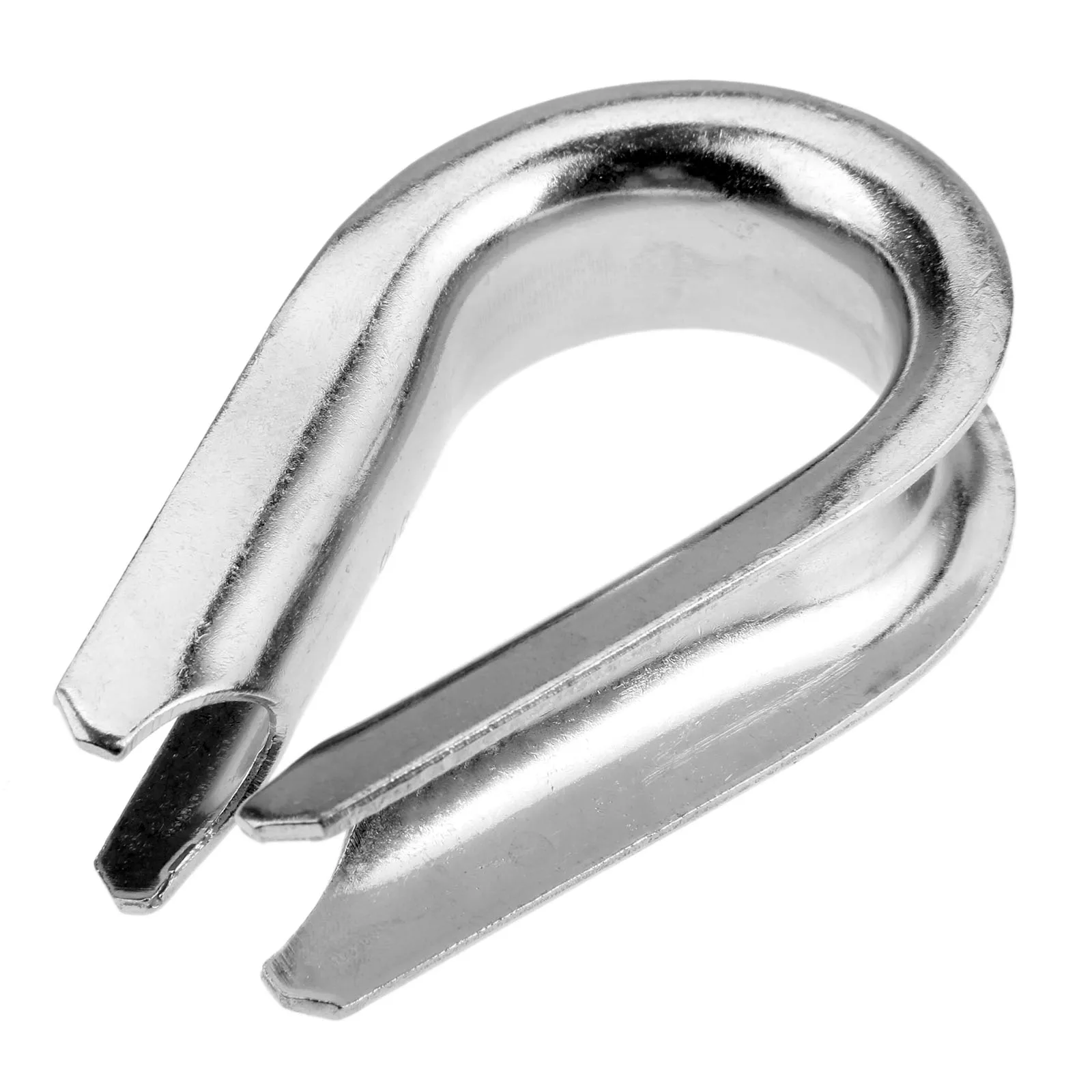 7/8 Inch Boat Wire Rope Cable Thimble Sleeves Stainless Steel M22 Wire Rope Thimbles Wirerope Clamps Crimping (Marine Hardware