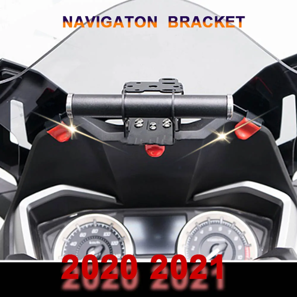 FOR Forza-350 2020 2021  Motorcycle Front Phone Stand Holder GPS Navigaton Plate Bracket For Honda FOR Forza350