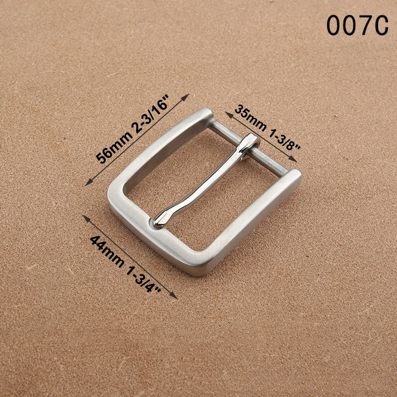 1 Stück 35mm Gürtelschnalle 304 Edelstahl Stiftschnalle Herren Taillengürtel Kopf Lederhandwerk Gürtelteile DIY Hardware Zubehör – Detail 9