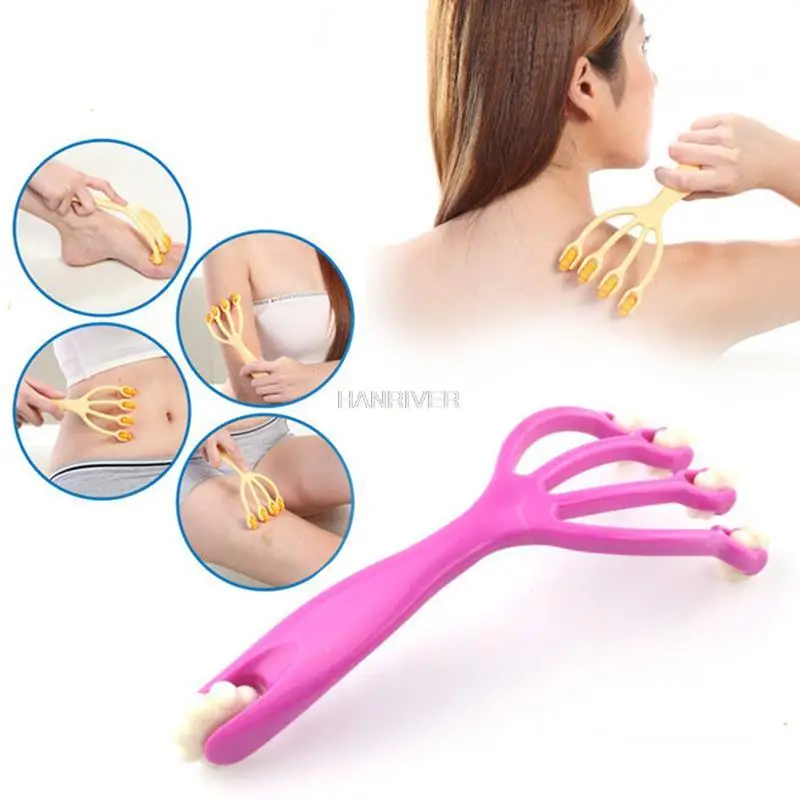 

Full body massager neck roller massager face foot hand tools four-claw muscle relaxation slimming facial lifting and firming