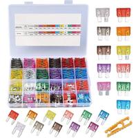 306Pcs Alloy Fuse Assortment Standard Mini Automotive Replacement Fuse Assortment Kit Multi-Function Car Fuse For Car Boat Truck