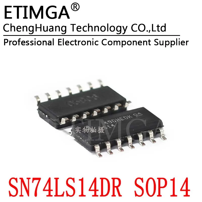 5PCS/LOT SN74LS14DR LS14 SOP14 Six-way Schmidt trigger inverter